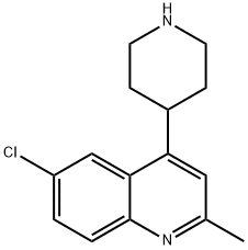 Quinoline, 6-chloro-2-methyl-4-(4-piperidinyl)-