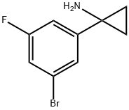 1-(3-Bromo-5-fluorophenyl)cyclopropan-1-amine