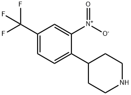 4-[2-nitro-4-(trifluoromethyl)phenyl]piperidine