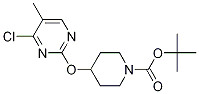 tert-Butyl 4-((4-chloro-5-MethylpyriMidin-2-yl)oxy)piperidine-1-carboxylate