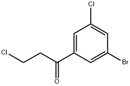 1-Propanone, 1-(3-bromo-5-chlorophenyl)-3-chloro-