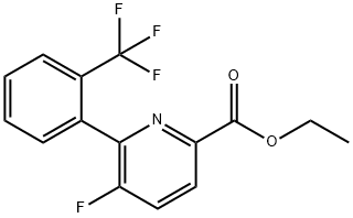 Ethyl 5-fluoro-6-(2-(trifluoromethyl)phenyl)picolinate