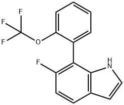 4-Methoxy-7-(perfluorophenyl)indole-3-acetonitrile