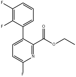 Ethyl 3-(2,3-difluorophenyl)-6-fluoropicolinate