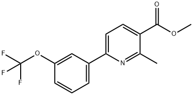 Methyl 2-methyl-6-(3-(trifluoromethoxy)phenyl)nicotinate