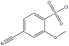 4-Cyano-2-methoxybenzene-1-sulfonylchloride