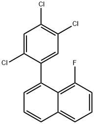 1-Fluoro-8-(2,4,5-trichlorophenyl)naphthalene