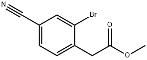 methyl 2-bromo-4-cyanophenylacetate