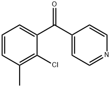 4-(2-Chloro-3-methylbenzoyl)pyridine