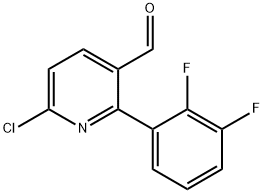 6-Chloro-2-(2,3-difluorophenyl)nicotinaldehyde