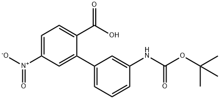 2-(3-BOC-Aminophenyl)-4-nitrobenzoic acid