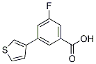 5-Fluoro-3-(thiophen-3-yl)benzoic acid