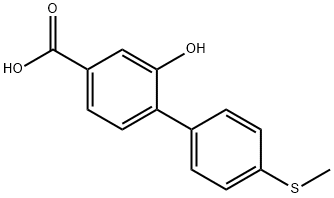 3-Hydroxy-4-(4-methylthiophenyl)benzoic acid