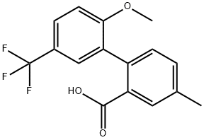 2-(2-Methoxy-5-trifluoromethylphenyl)-5-methylbenzoic acid