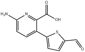 3-(5-Formylthiophen-2-yl)-6-aminopicolinic acid