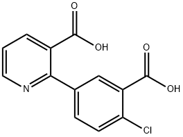 2-(3-Carboxy-4-chlorophenyl)nicotinic acid