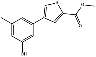 5-[5-(Methoxycarbonyl)thiophen-3-yl]-3-methylphenol