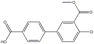 4-(4-Chloro-3-Methoxycarbonylphenyl)benzoic acid