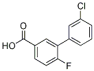 3-(3-Chlorophenyl)-4-fluorobenzoic acid