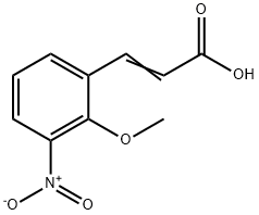 (E)-3-(2-methoxy-3-nitrophenyl)-2-propenoic acid