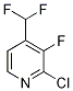 2-Chloro-3-fluoro-4-(difluoromethyl)pyridine