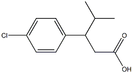 3-(4-chlorophenyl)-4-methylpentanoic acid