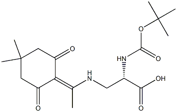 (2S)-2-{[(tert-butoxy)carbonyl]amino}-3-{[1-(4,4-dimethyl-2,6-dioxocyclohexylidene)ethyl]amino}propanoic acid