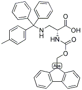 (R)-2-((((9H-Fluoren-9-yl)methoxy)carbonyl)amino)-3-((diphenyl(p-tolyl)methyl)amino)propanoic acid