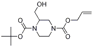 2-Hydroxymethyl-piperazine-1,4-dicarboxylic acid 4-allyl ester 1-tert-butyl ester