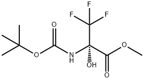 Alanine, N-[(1,1-dimethylethoxy)carbonyl]-3,3,3-trifluoro-2-hydroxy-, methyl ester