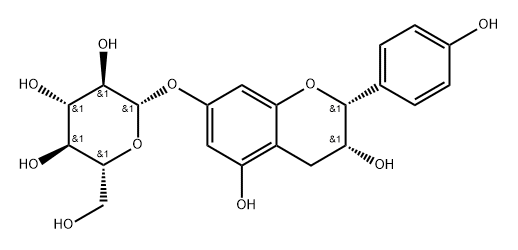 (-)-epiafzelechin 7-O-β-D-glucopyranoside