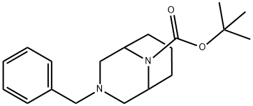 英文名称:3,9-DIAZABICYCLO[3.3.1]NONANE-9-CARBOXYLIC ACID, 3-(PHENYLMETHYL)-, 1,1-DIMETHYLETHYL ESTER