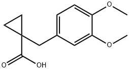 1-[(3,4-dimethoxyphenyl)methyl]cyclopropane-1-c arboxylic acid