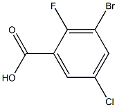 Benzoic acid, 3-broMo-5-chloro-2-fluoro-