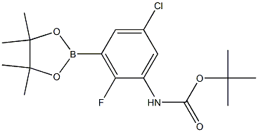 氨基甲酸,N-[5-氯-2-氟-3-(4,4,5,5-四甲基-1,3,2-二氧戊环-2-基)苯基]-,1,1-二甲基乙基酯