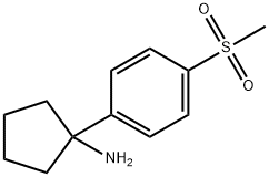 Cyclopentanamine, 1-[4-(methylsulfonyl)phenyl]-