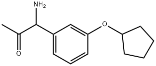 2-Propanone, 1-amino-1-[3-(cyclopentyloxy)phenyl]-