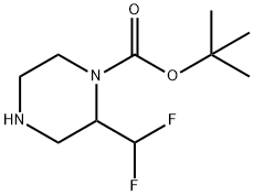 1-Piperazinecarboxylic acid, 2-(difluoromethyl)-, 1,1-dimethylethyl ester