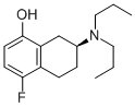 S(-)-5-FLUORO-8-HYDROXY-2-DIPROPYLAMINO-1,2,3,4-TETRAHYDRONAPHTHALENE HYDROCHLORIDE