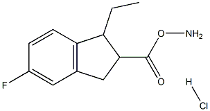 ETHYL 2-AMINO-5-FLUORO-2,3-DIHYDRO-1H-INDENE-2-CARBOXYLATE HCL