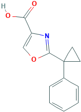 2-(1-Phenylcyclopropyl)-4-oxazolecarboxylic Acid