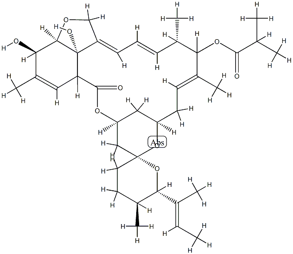 Milbemycin B, 5-O-demethyl-28-deoxy-6,28-epoxy-13-(2-methyl-1-oxopropoxy)-25-[(1E)-1-methyl-1-propen-1-yl]-, (6R,13R,25S)-