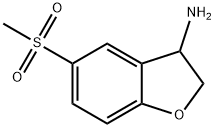 5-(METHYLSULFONYL)-2,3-DIHYDROBENZO[B]FURAN-3-YLAMINE