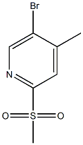 5-broMo-4-Methyl-2-(Methylsulfonyl)pyridine