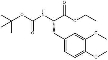 L-Tyrosine, N-[(1,1-dimethylethoxy)carbonyl]-3-methoxy-O-methyl-, ethyl ester