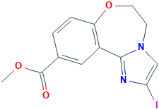 5,6-Dihydro-2-iodo-imidazo[1,2-d][1,4]benzoxazepine-10-carboxylic acid, methyl ester