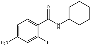 Benzamide, 4-amino-N-cyclohexyl-2-fluoro-