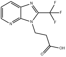 2-(trifluoromethyl)-3H-Imidazo[4,5-b]pyridine-3-propanoic acid