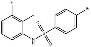 Benzenesulfonamide, 4-bromo-N-(3-fluoro-2-methylphenyl)-