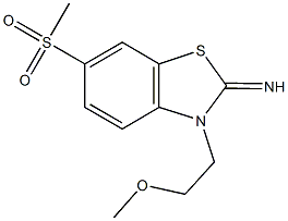 3-(2-甲氧基乙基)-6-(甲基磺酰基)苯并[d]噻唑-2(3H)-亚胺